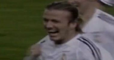 ريال مدريد يستعيد ذكريات بيكهام بكل أهدافه فى صفوف النادى الملكى