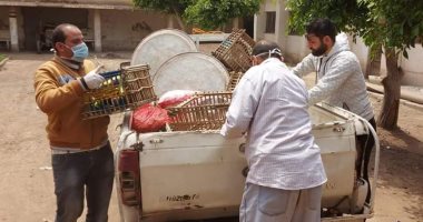 محافظ المنوفية: رش وتطهير كافة المنشآت الخدمية وفض سوق قرية طوخ.. صور