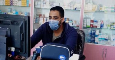 الجيش الأبيض ..محمود صيدلى من كفر الدوار  يشارك بمبادرة اليوم السابع