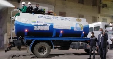 فيديو وصور.. حملات لتعقيم الشوارع والمنشآت للوقاية من "كورونا" بأسيوط