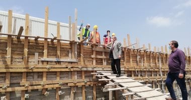 رئيس مياه القليوبية يتفقد أعمال إنشاء محطة مياه المنطقة الاستثمارية ببنها