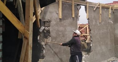 صور.. الإسكندرية تواصل حربها على مافيا البناء المخالف