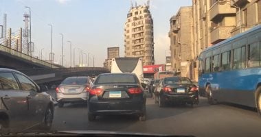 النشرة المرورية.. كثافات مرتفعة بمحاور القاهرة والجيزة 