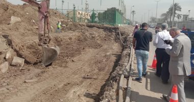 سكرتير عام القليوبية يتفقد أعمال طريق محور مؤسسة الزكاة وشارع شركات البترول