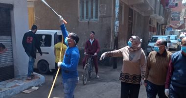 صور.. حملات تطهير وتعقيم مكبرة بشوارع وقرى المنوفية