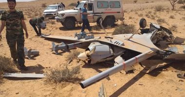 الجيش الليبى يسقط طائرتين تركيتين مسيرتين قرب مدينة بنى وليد غرب البلاد