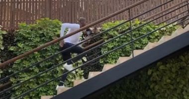جيرالدو يستعين بالسلالم فى التدريب المنزلى استعدادا للعودة للأهلى 