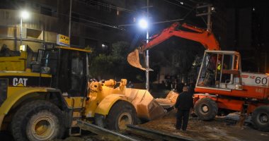 صور.. تطوير ورفع كفاءة مزلقان الترام شرق الإسكندرية خلال فترة الحظر