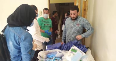 صور.. الدفع بكميات كبيرة من المستلزمات الطبية ومطهرات لقرية صفط تراب 