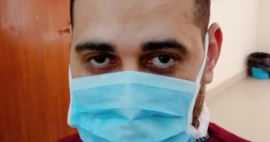 الجيش الأبيض..  على يشارك بصور له داخل مستشفى المعمورة للطب النفسى