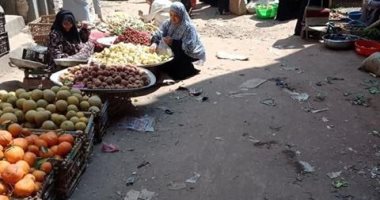 قارىء يشكو من التزاحم الشديد بسوق الأحد فى قرية مليج بالمنوفية