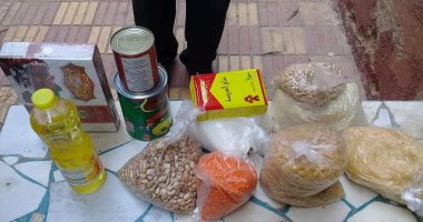 1100 كرتونة سلع غذائية من "التضامن" لكفر جعفر بعد تسجيلها إصابات بكورونا
