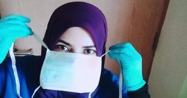 وفاء صيدلانية بمستشفى تمي الامديد ضمن الجيش الابيض فى مواجهة كورونا