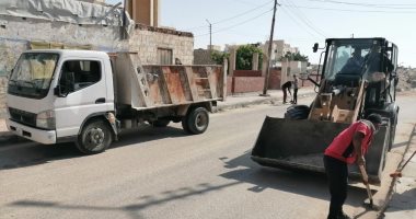 رفع 50 طن قمامة ومخلفات صلبة خلال حملة نظافة بحى غرب بسوهاج