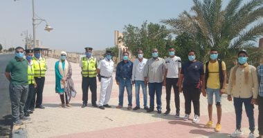 شواطئ سفاجا خالية ولجان شعبية وأمنية لمنع دخول المواطنين إليها ..صور