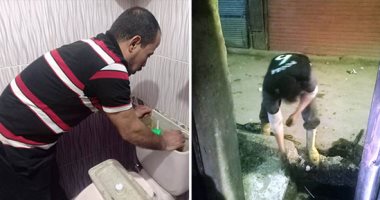 أصحاب المهن البسيطة جنود فى حماية الله ضد "كورونا".. عامل القمامة: ربنا سخرنا لهذه المهنة ونأخذ احتياطاتنا الوقائية.. عامل صرف صحى: نعمل لخدمة الناس بالفعل وليس بالكلام.. ومحمود السباك: مهنتى ذات طبيعة خاصة