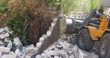إزالة التعديات على 550 متر أراضى زراعية بريف المنتزة شرق الإسكندرية 