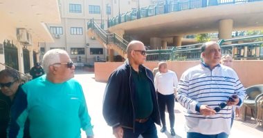 صور.. مصيلحى يتفقد المنشآت بمقر الاتحاد السكندري الجديد