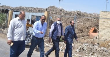 نائب محافظ الغربية يتفقد الحدائق والمتنزهات ومصنع تدوير المخلفات بالمحلة
