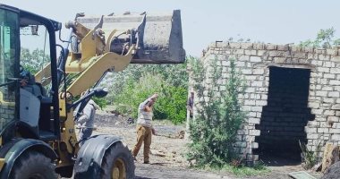 إزالة تعديات 18 فدان بالسادات وتنفيذ 155 حالة تعدى على الأراضى الزراعية بالمنوفية
