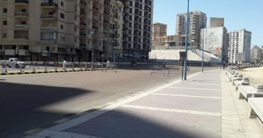 فيديو .. كورنيش الإسكندرية كما لم تراه من قبل .. صفر تجمعات فى شم النسيم