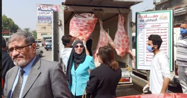 التموين تطلق 12 سيارة محملة بالسلع فى ميادين الجيزة