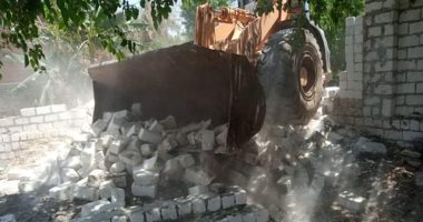 صور.. إزالة تعديات على الأراضى الزراعية وأملاك الدولة بالمنيا ودمياط