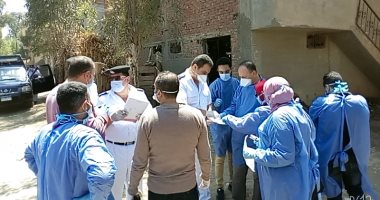 فرق الترصد تحصر المخالطين لمصابى كورونا بقرية كفر جعفر بالغربية