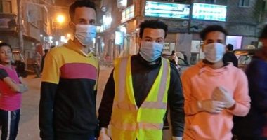 بالجهود الذاتية حملة تطهير من شباب  قرية بني حميل بسوهاج للوقاية من كورونا