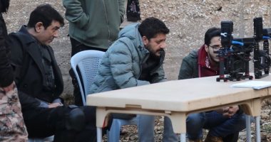 أحمد وفيق أثناء تصوير مسلسل "النهاية" فى مدينة السلط بالأردن