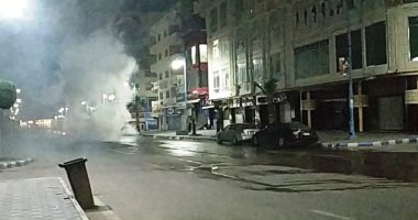 بدء الأعمال المسائية لتنظيف وتطهير الشوارع ومكافحة الحشرات الطائرة بمطروح