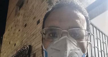 ‏‏الجيش الأبيض.. أحمد طبيب بمستشفى الحجر الصحى ببورسعيد فى مواجهة كورونا