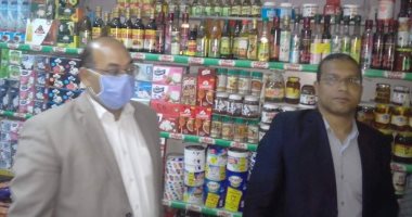 ضبط سلع مجهولة المصدر ومنتهية الصلاحية بمركز ديروط