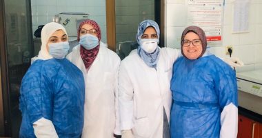 الجيش الابيض.. "مجندات" معمل مستشفى الحميات على خط مواجهة كورنا ببورسعيد