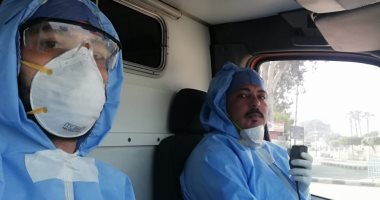 الجيش الأبيض.. "سليمان" مسعف على خط مواجهة كورنا فى مركز أشمون بالمنوفية