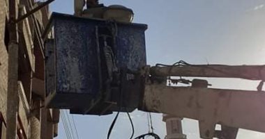 تركيب وصيانة أعمدة الانارة وتعقيم وتطهير المصالح الحكومية بسوهاج  
