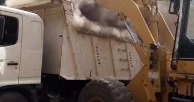 رفع 200 طن قمامة ومخلفات وإزالة تعديات على أراضى زراعية بمركز البلينا بسوهاج