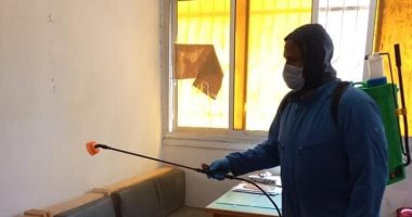 صور.. حملة تعقيم وتطهير بحى المساعيد والمنشآت الأزهرية فى شمال سيناء