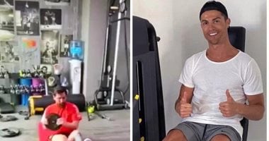 14 صورة تكشف كواليس عزلة ميسي وكريستيانو رونالدو في الحجر المنزلى