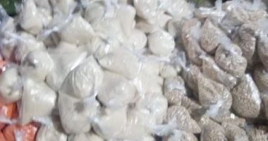 فيها حاجة حلوة.. شباب قرية عرب الفدان بالشرقية يتطوعون لتوزيع شنط مساعدات