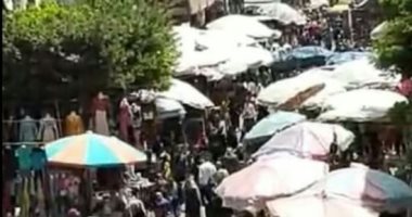 شكوى من زحام بسوق باكوس بالرمل فى محافظة الإسكندرية