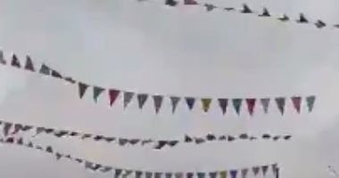 بهجة رمضان.. قارئ يشارك بصورة لتزيين شوارع قرية زاوية غزال بالبحيرة 