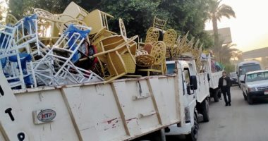 محافظة الجيزة تلغى حفل زفاف بشبرامنت وتصادر محتويات القاعة بسبب كورونا.. صور