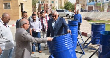 محافظ الوادى الجديد يتفقد مبادرة وزارة الرى "بيئة نظيفة" ويوجه بالتوسع فيها