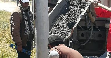 صور .. تنفيذ خطة التنمية بقرية الغربانيات بالإسكندرية
