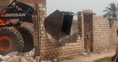 محافظة الجيزة تزيل 22 حالة تعد على الأراضى الزراعية بالعياط.. صور