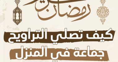 انفوجراف.. كيف تصلى التراويح جماعة فى البيت خلال شهر رمضان