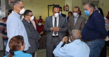 نائب محافظ المنيا يشدد على عدم التهاون بالإجراءات الاحترازية بمعهد الأورام
