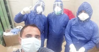 الجيش الأبيض.. ممرض مستشفى صدر ملوى على خط مواجهة كورونا