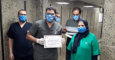 "شهادة تعظيم سلام للجيش الأبيض".. تكريم أطباء الحجر الصحى بقها